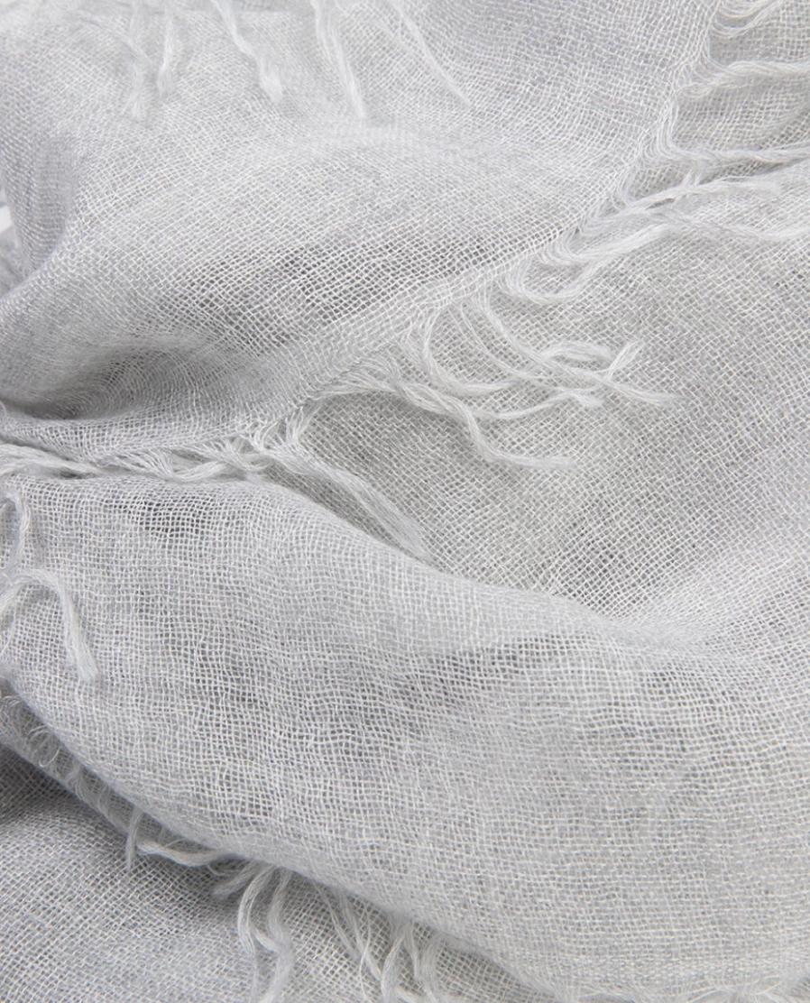 Rue Blanche Women's Enrica Light Grey Scarf – Elegant Faliero Sarti Inspired Design