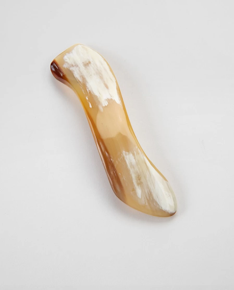 Rue Blanche Women's Blonde Horn Sol Barette 23E Hair Clip - L'Indochineur Collection