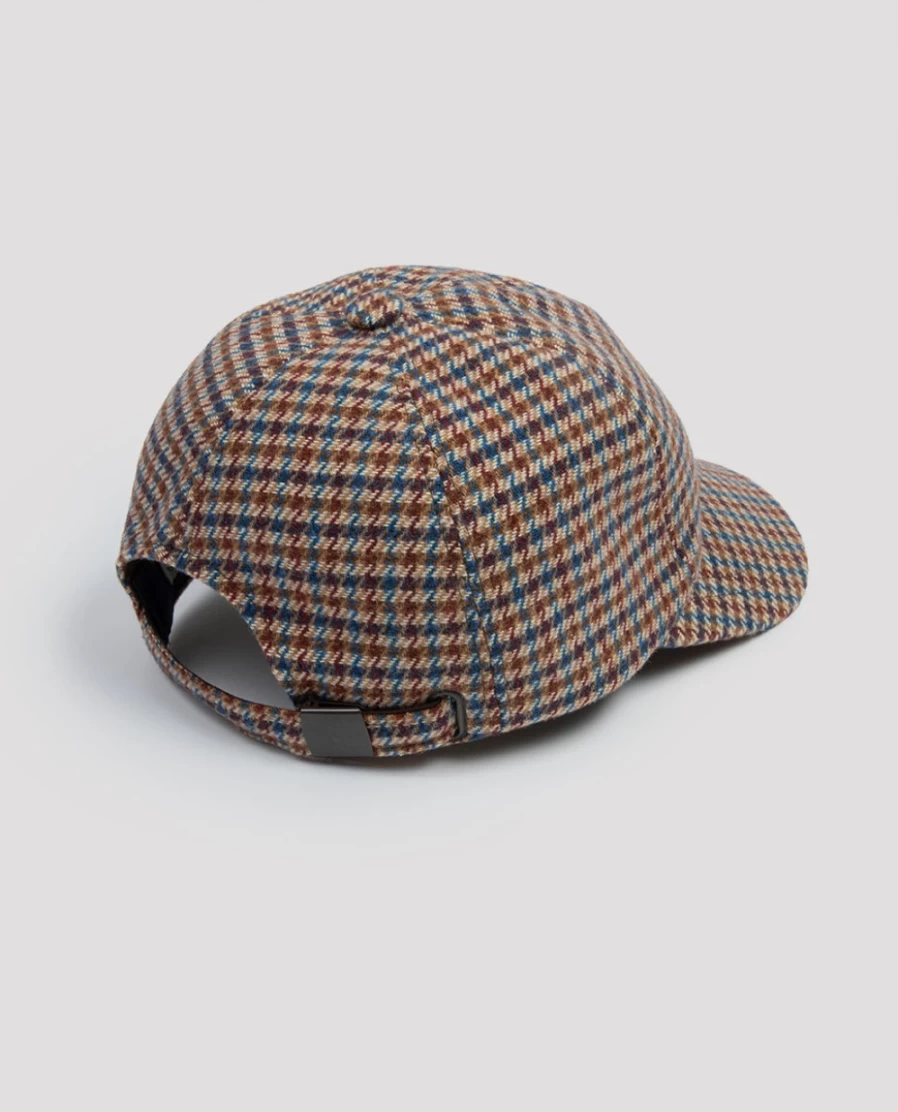 Rue Blanche Women's Vichy Brown Baseball Cap 23H-Bronte