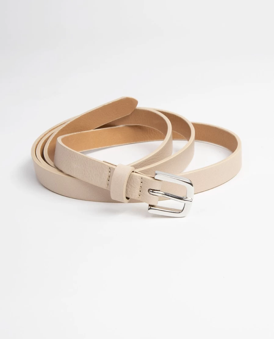 Rue Blanche Women's Belti Belt 22P Chalk - Stylish Fashion Accessory