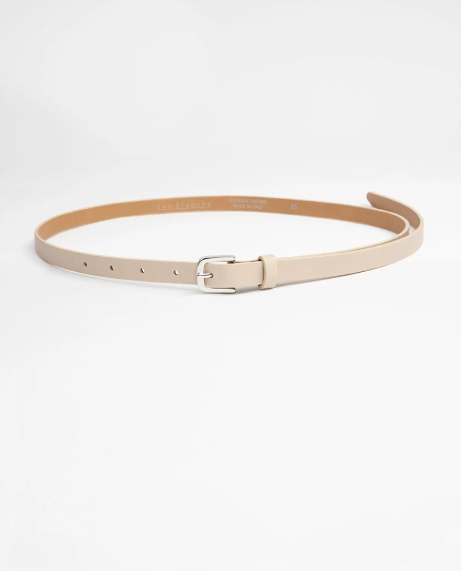 Rue Blanche Women's Belti Belt 22P Chalk - Stylish Fashion Accessory