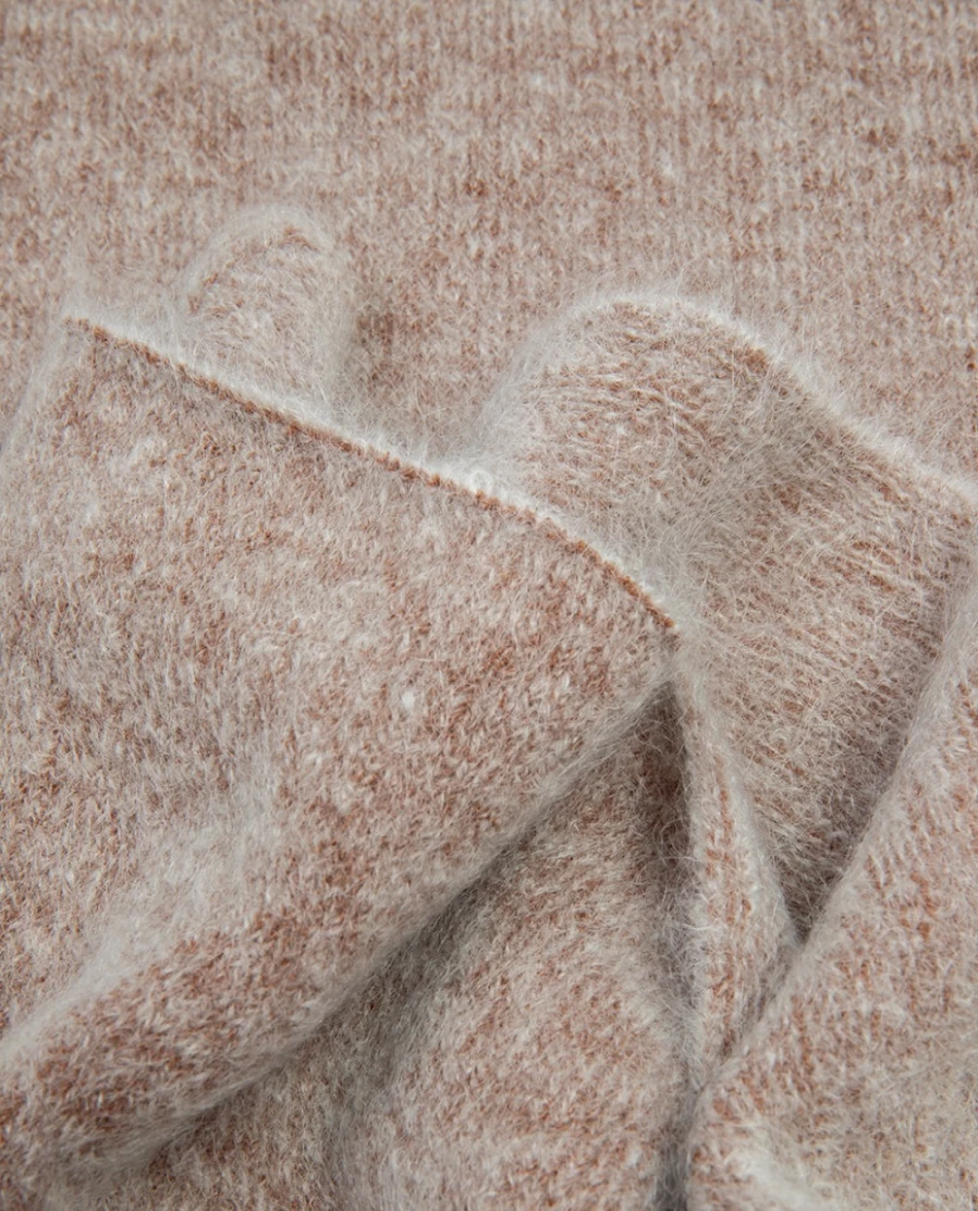 Rue Blanche Women's Mokid Scarf 23H Bark - Soft Winter Fashion Accessory