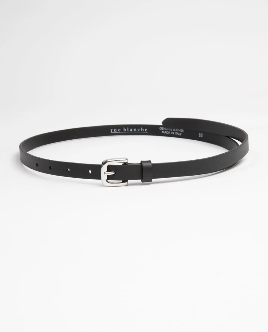 Rue Blanche Women's Belti Belt 22P Black Fashion Accessory