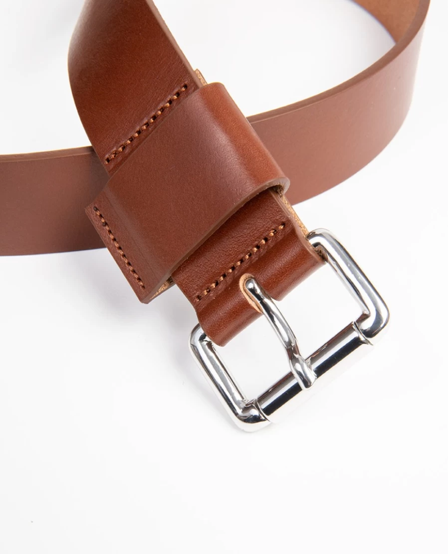 Rue Blanche Women's Rubi Belt – Natural Leather Fashion Accessory