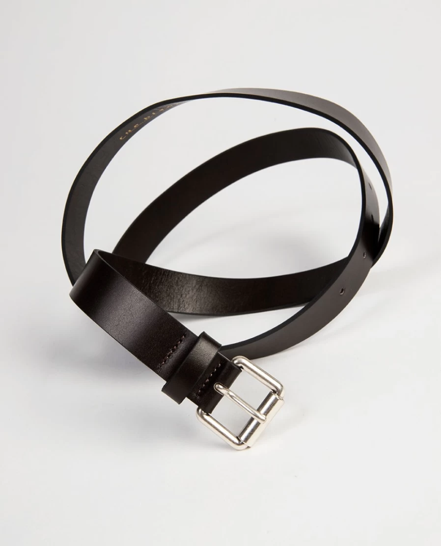 Rue Blanche Women's Belti 22A Brown Leather Belt