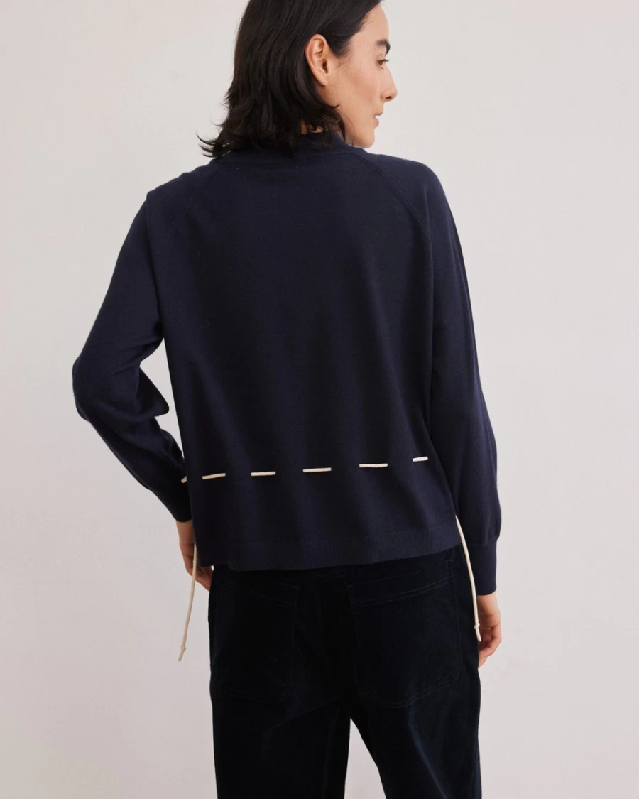 Rue Blanche Women's Techno String 23H Navy Top