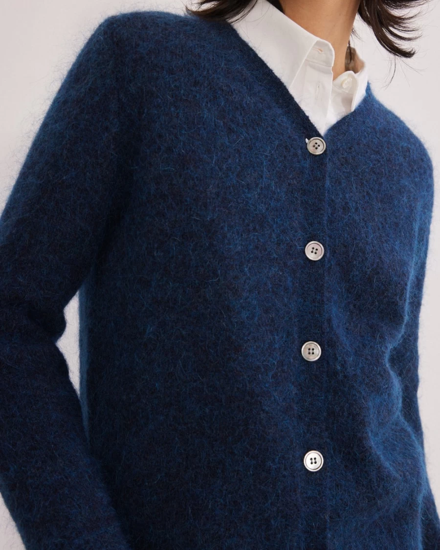 Rue Blanche Women's Mokid Cardi 23H Night Knit Sweater
