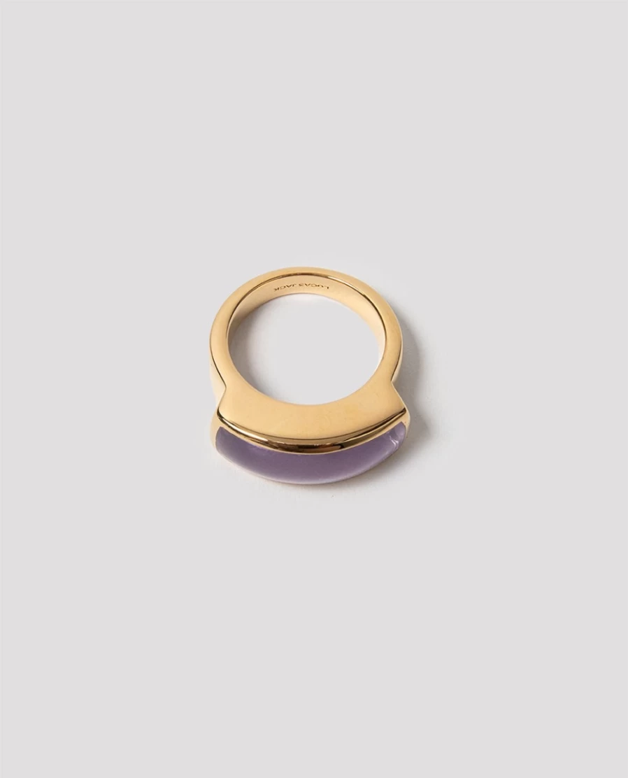 Rue Blanche Women's Mauve Ring 19R46 - Elegant Lucas Jack Design for Everyday Wear