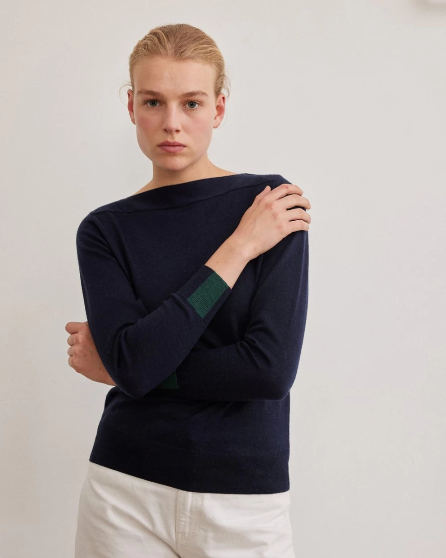 Rue Blanche Women's Meri48 Marin 23A Navy Fashion Top