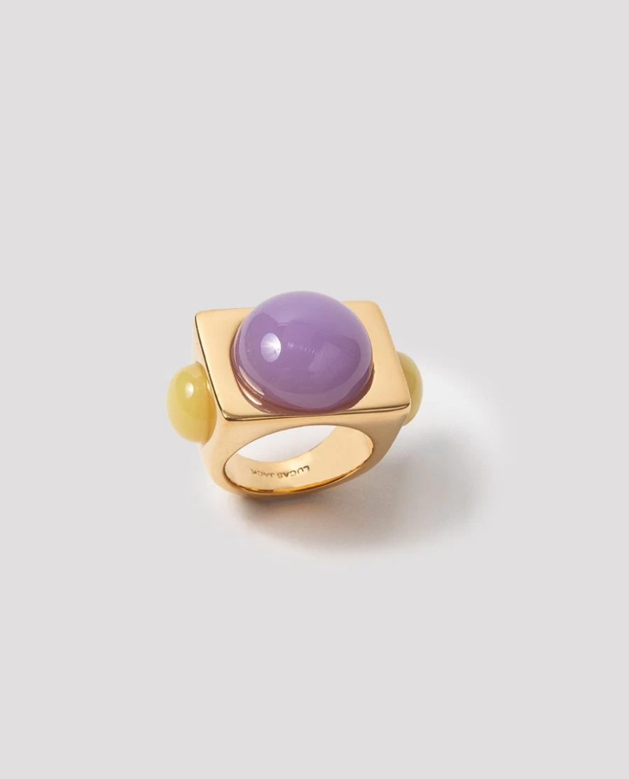 Rue Blanche Women's Mauve Ring 23R04 Lucas Jack Design 23H