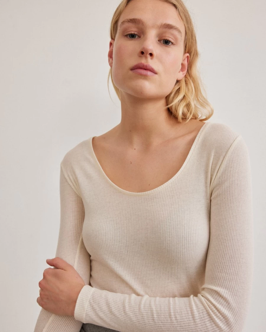 Rue Blanche Women's Cashcot Bal 23A Off White Sweater