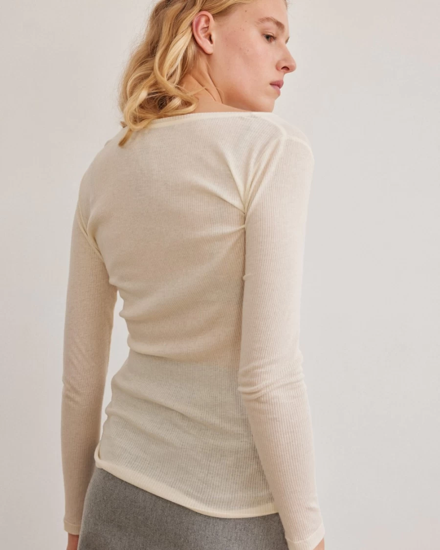 Rue Blanche Women's Cashcot Bal 23A Off White Sweater