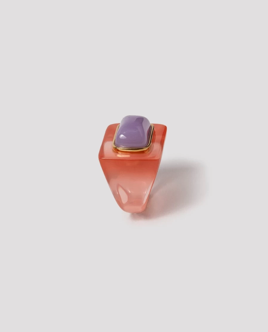 Rue Blanche Women's Orange Ring 23R06 Lucas Jack 23H Fashion Jewelry