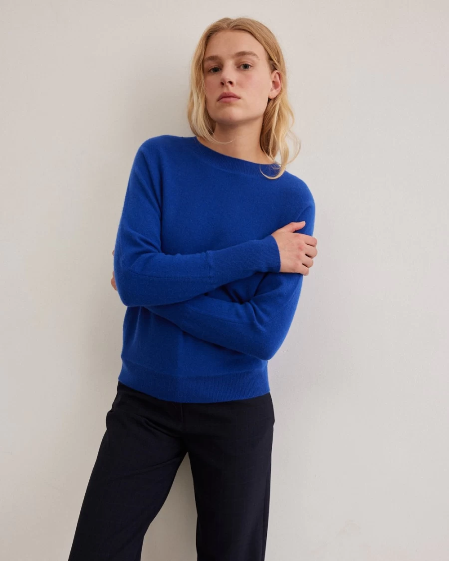 Rue Blanche Women's Lumina Pull 23A Cobalt Blue Top