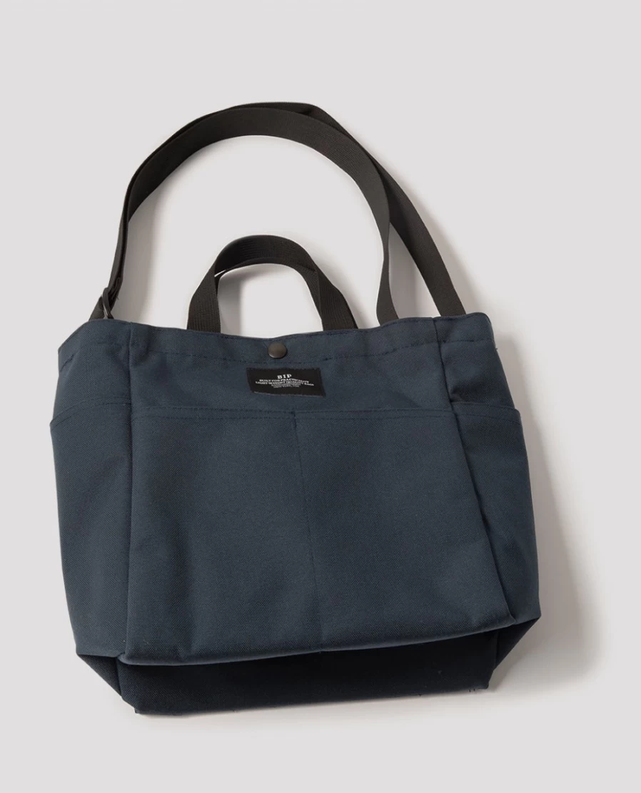 Rue Blanche Women's Dark Navy Multi Pocket Handbag - Stylish & Functional Shoulder Bag