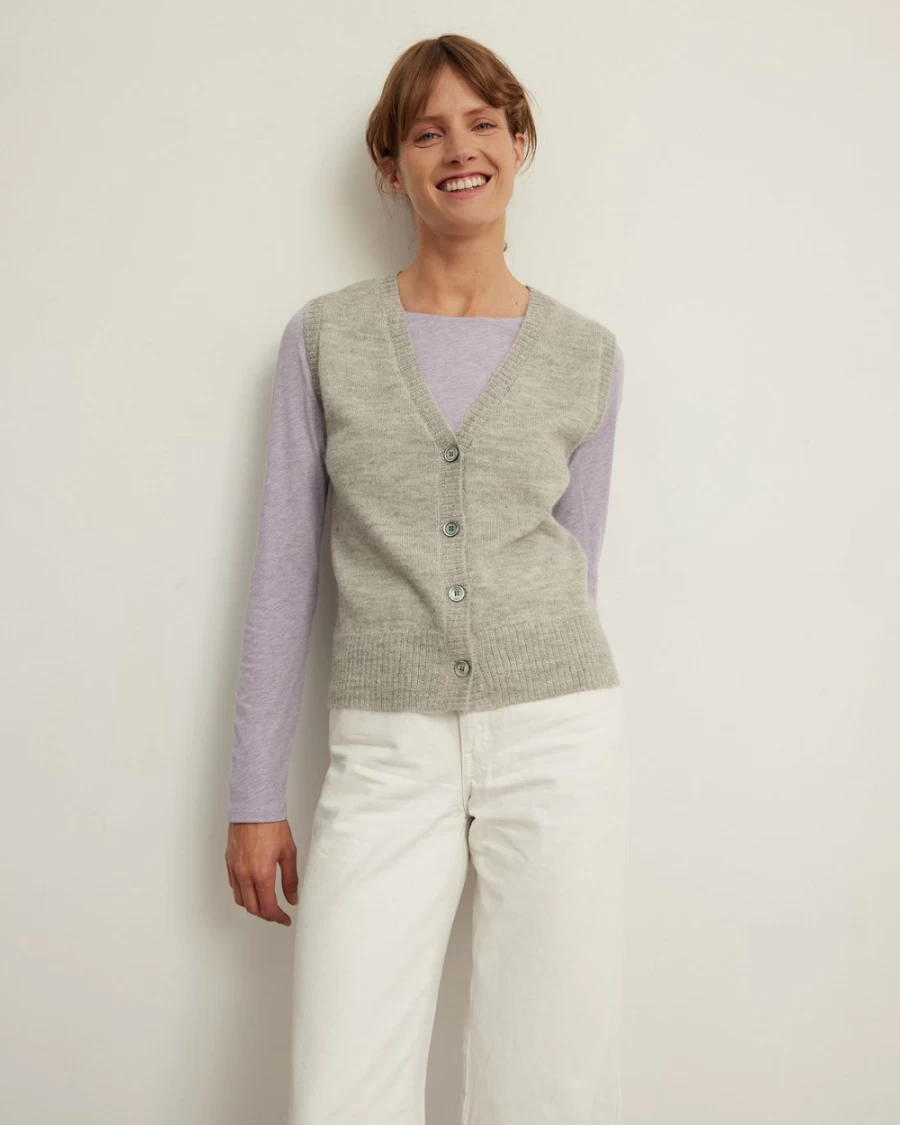 Rue Blanche Women's Luxalpa Gilet 22A Grey Vest